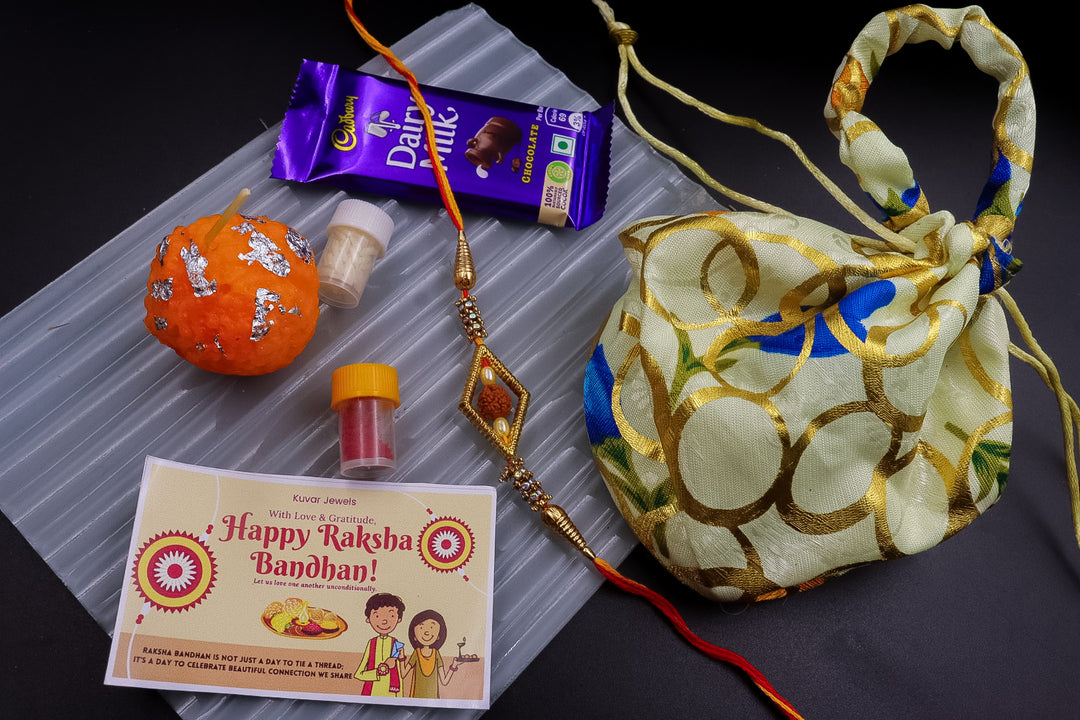 Rudraksh Rakhi Combo