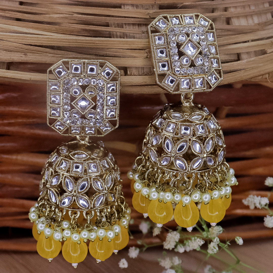 Stania Kundan Jhumka