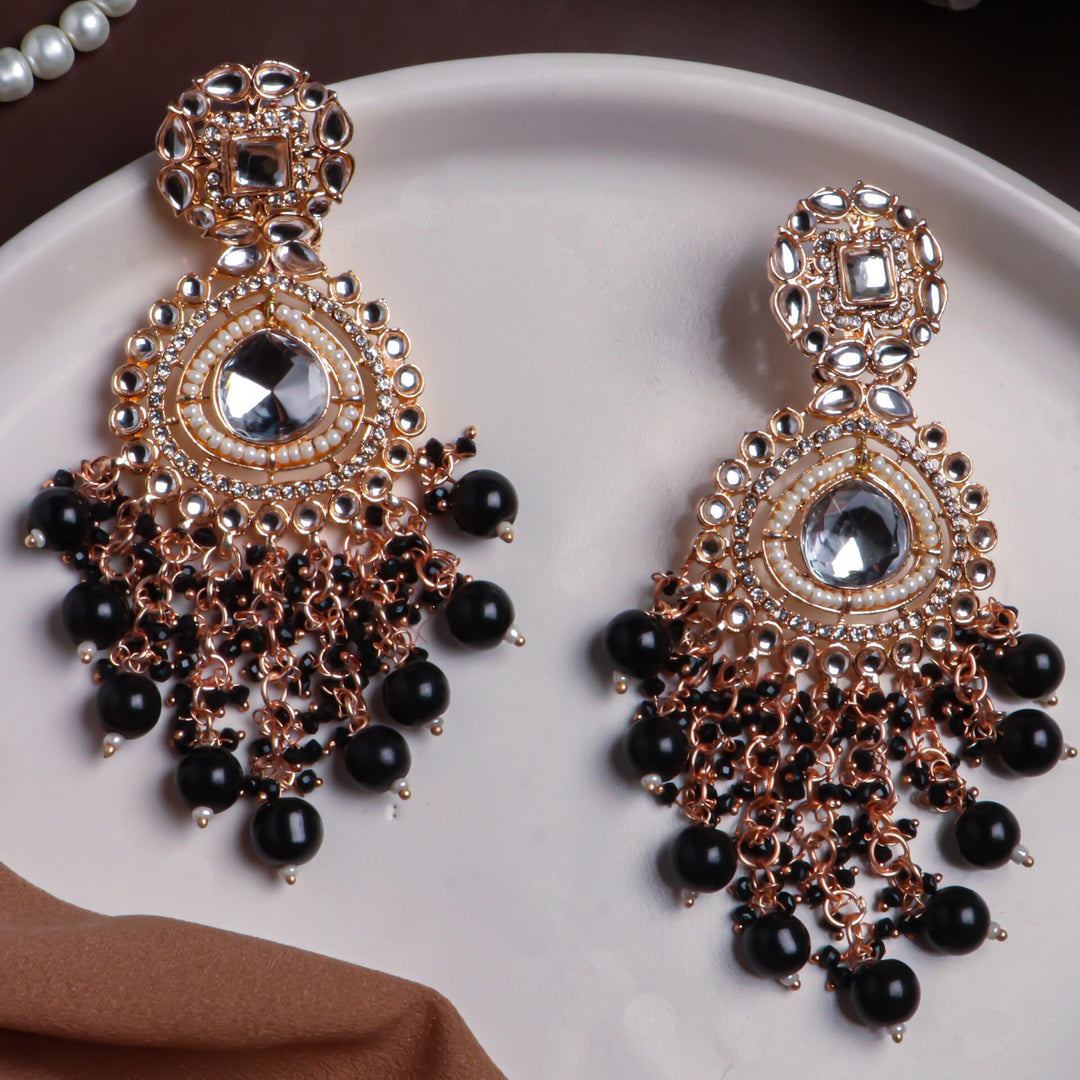 Huda Kundan Earrings