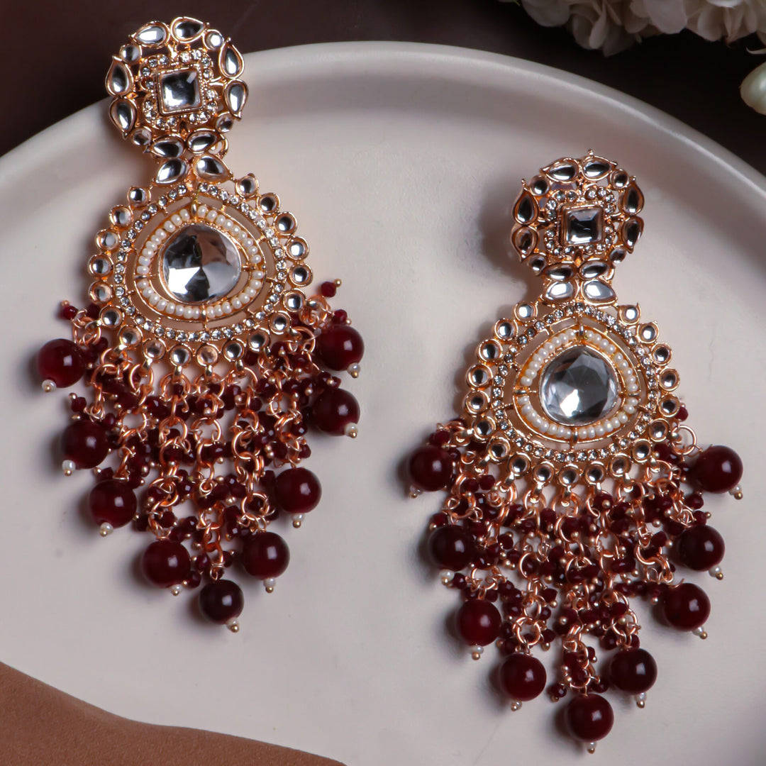 Huda Kundan Earrings