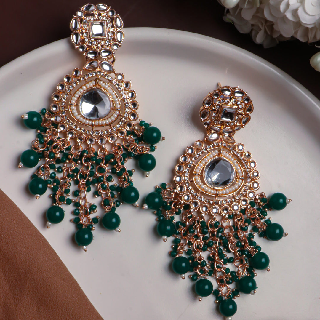 Huda Kundan Earrings