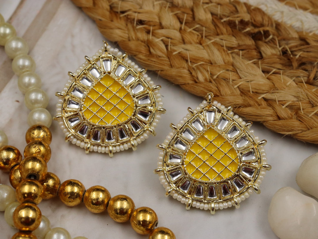 Vineeta Meenakari Studs