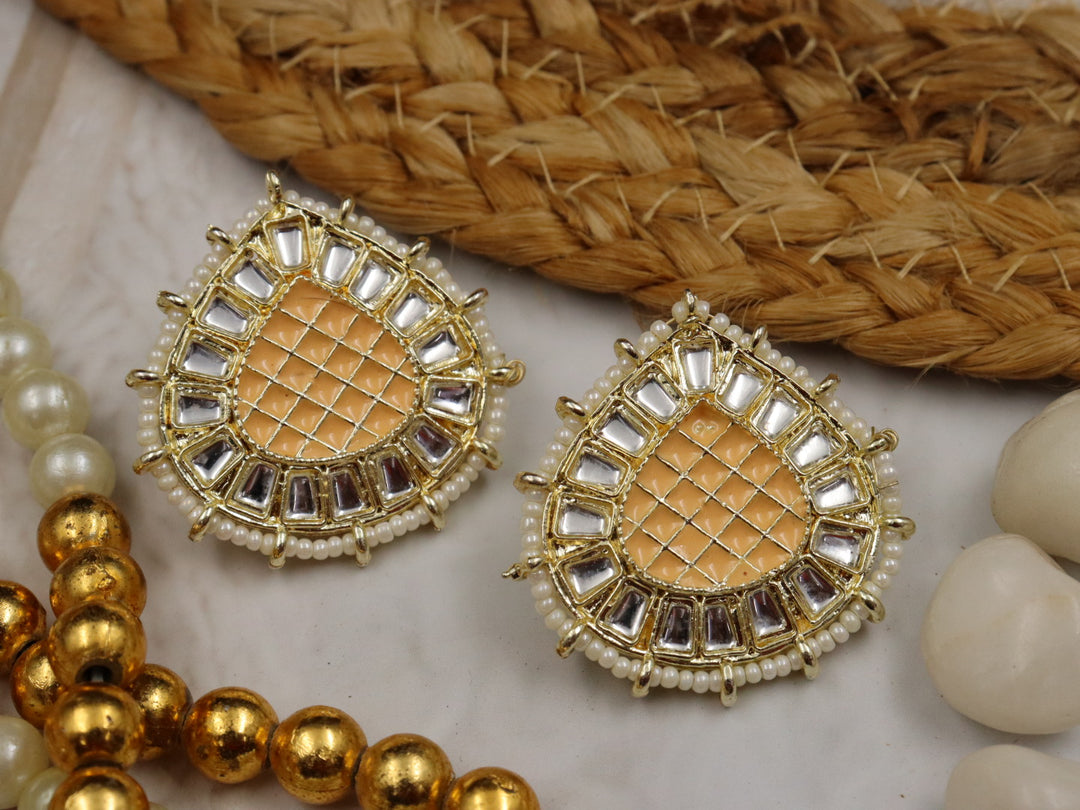 Vineeta Meenakari Studs