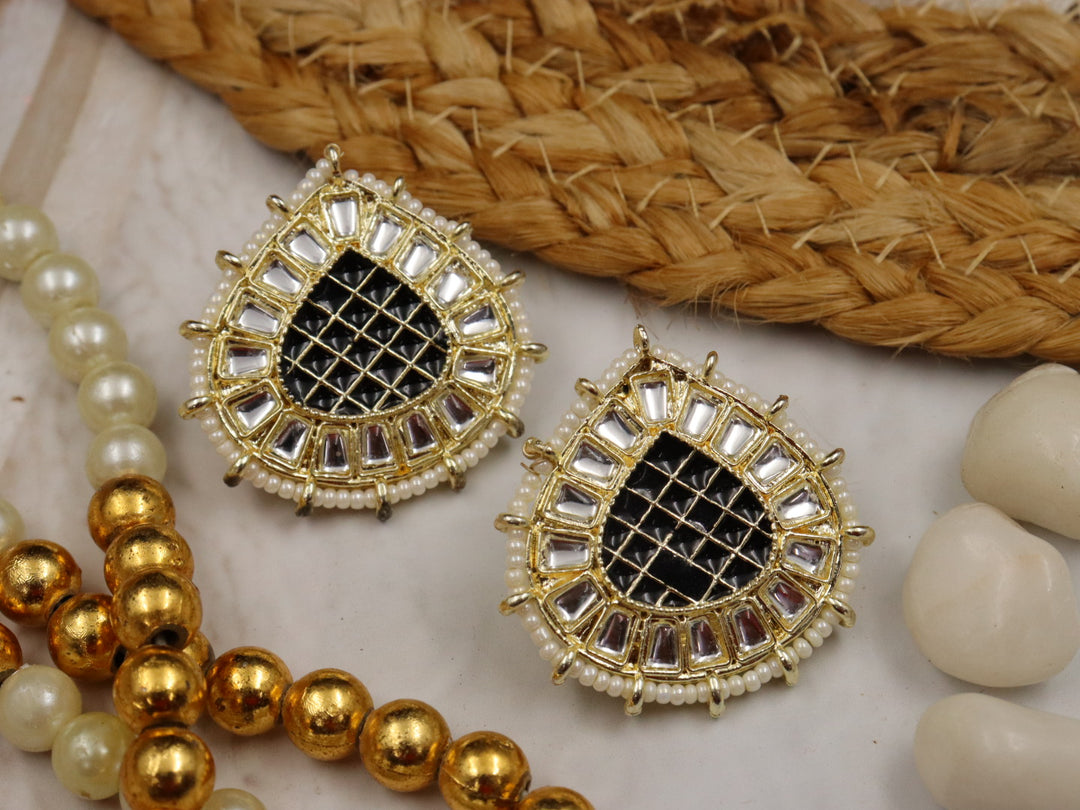 Vineeta Meenakari Studs