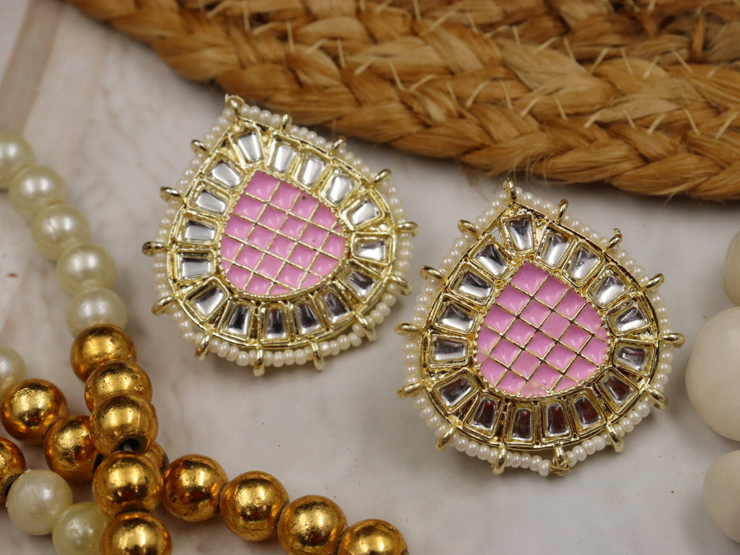 Vineeta Meenakari Studs