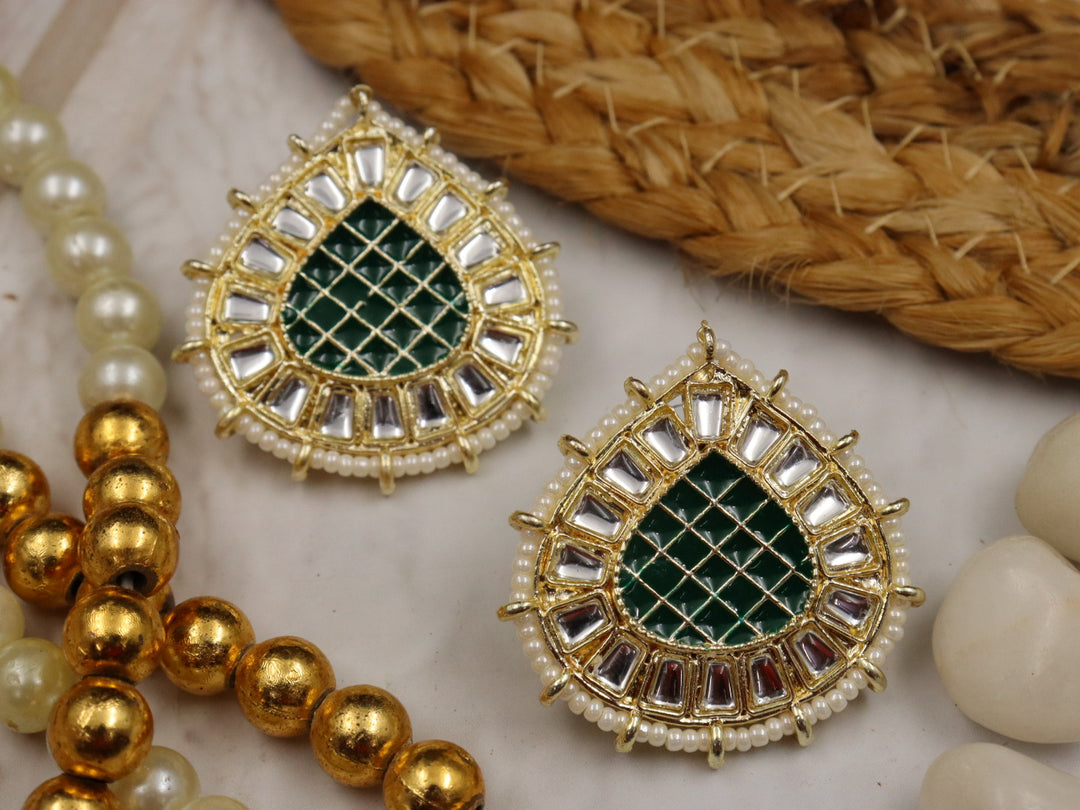 Vineeta Meenakari Studs