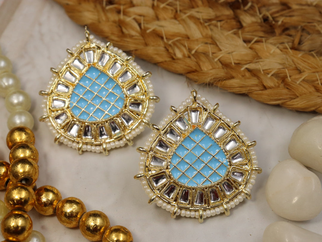 Vineeta Meenakari Studs