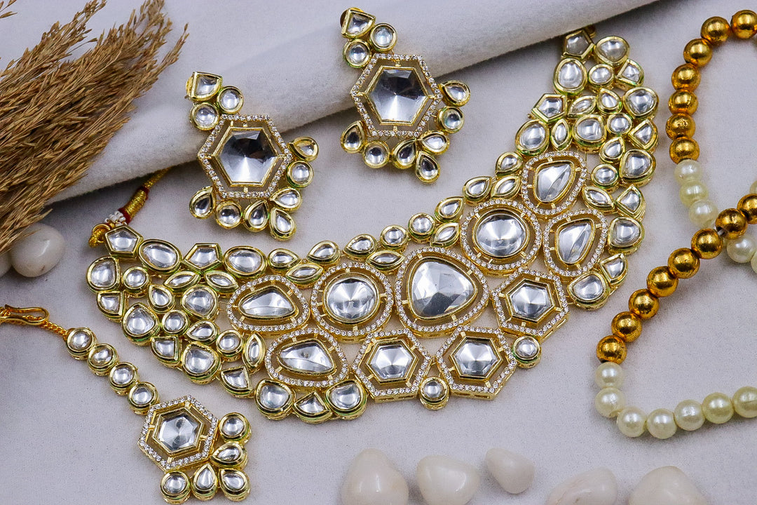 Charvi Premium Kundan Choker Set