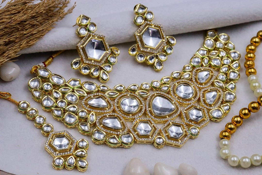 Charvi Premium Kundan Choker Set