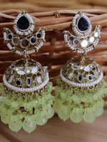 Load image into Gallery viewer, Sulekha Mirror Jhumka
