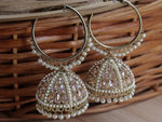 Load image into Gallery viewer, Sejal Reverse AD Hoop Jhumka
