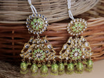 Load image into Gallery viewer, Nancy Meenakari 4 Jhumki Earrings With Kaanchain
