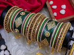 Load image into Gallery viewer, Pankhuri Latkan Patla Bangles Set
