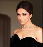 Load image into Gallery viewer, Deepika Oscar AD Necklace- Baby Pink
