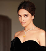 Load image into Gallery viewer, Deepika Oscar AD Necklace- Teal Green
