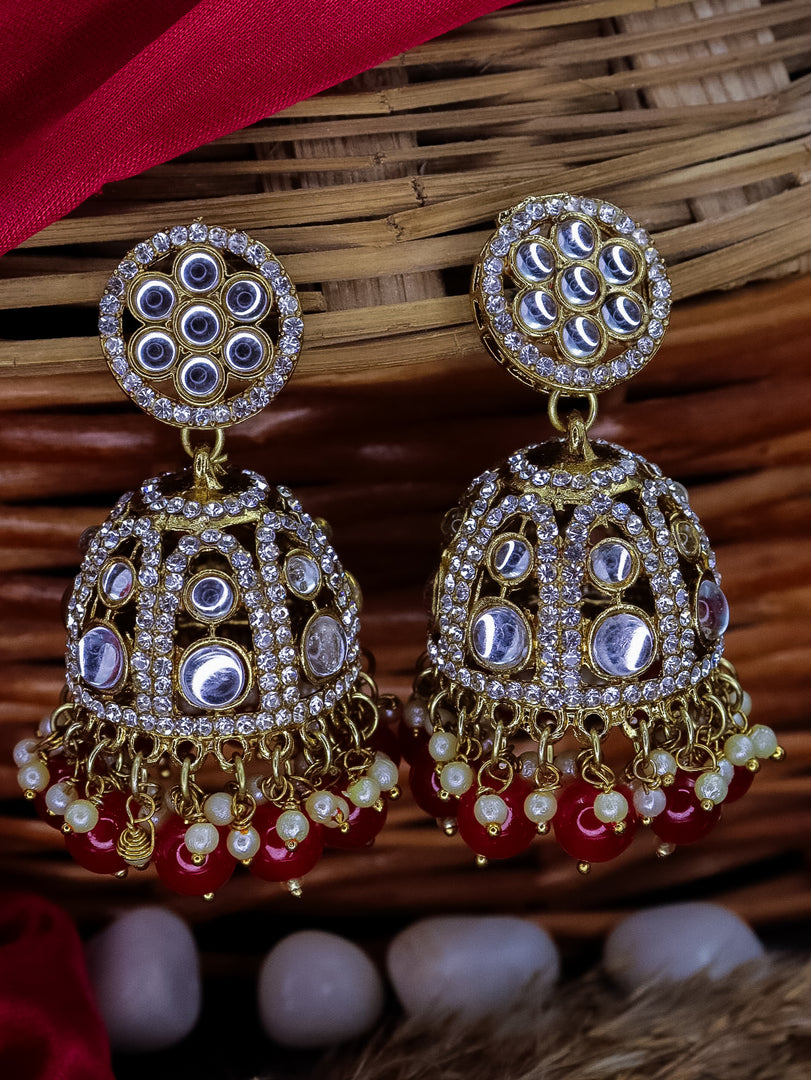 Minsha Kundan Jhumka