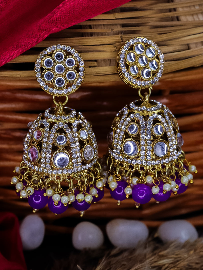 Minsha Kundan Jhumka