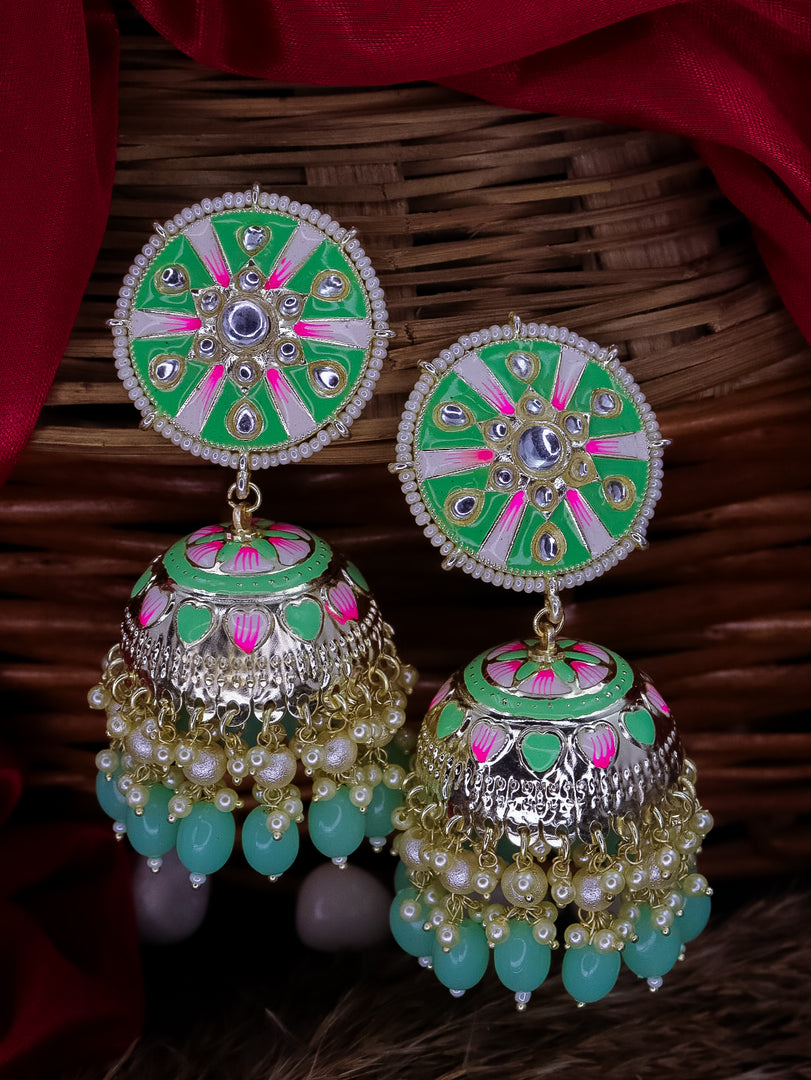 Prachi Meenakari Jhumka