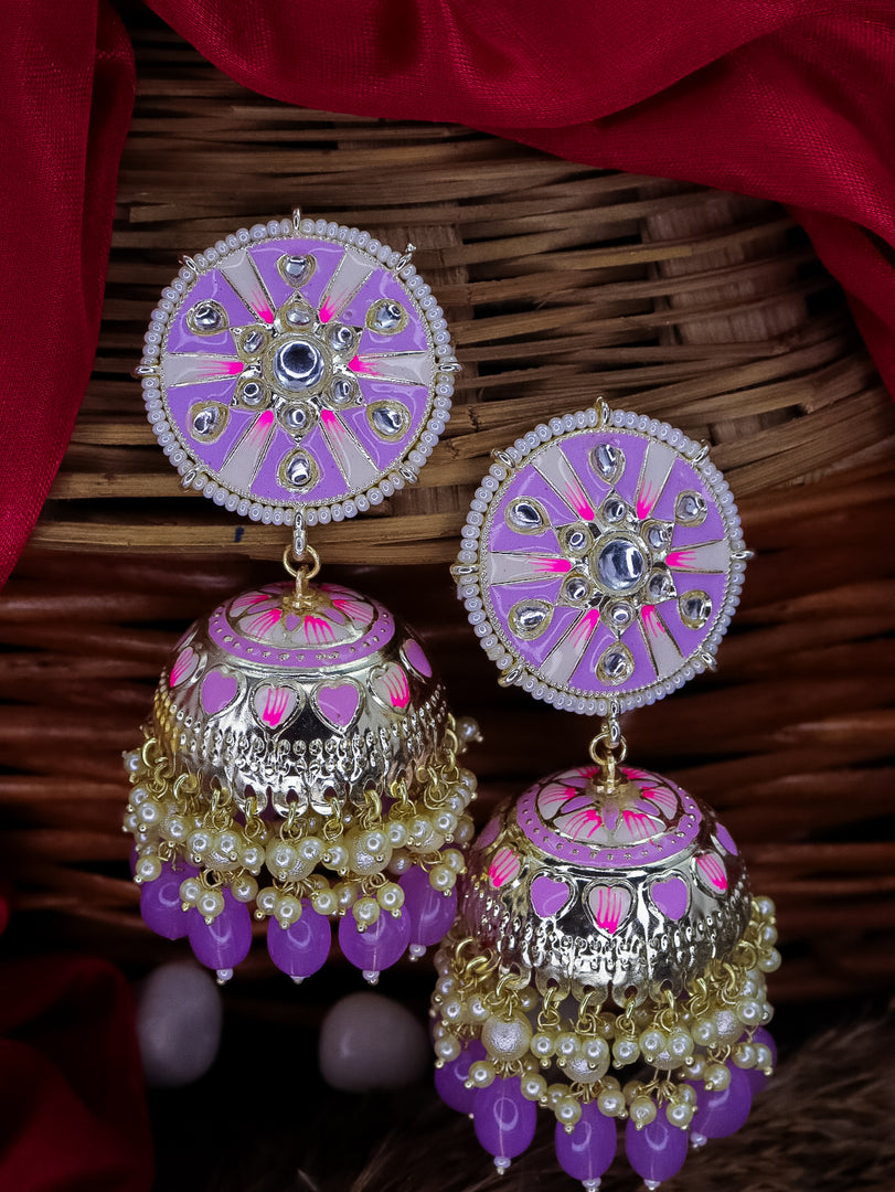 Prachi Meenakari Jhumka