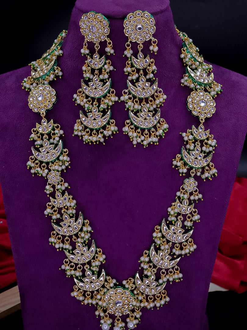 Durga Long Premium Kundan Necklace