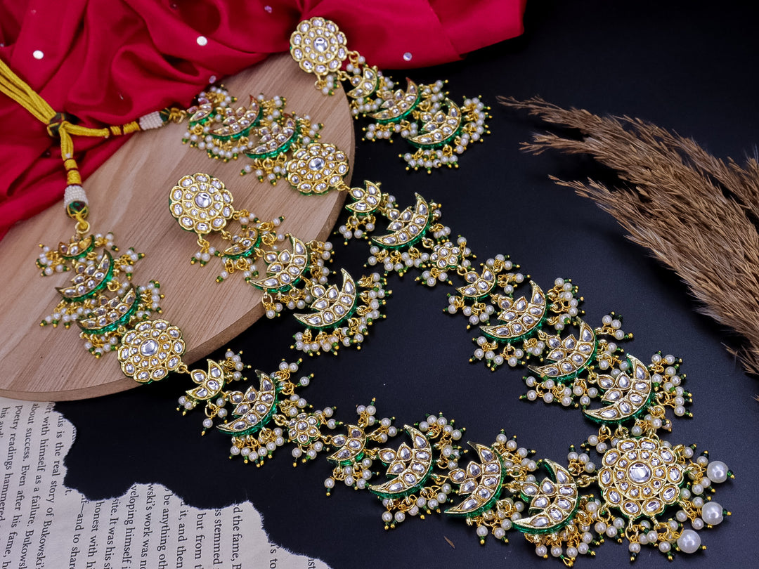 Durga Long Premium Kundan Necklace