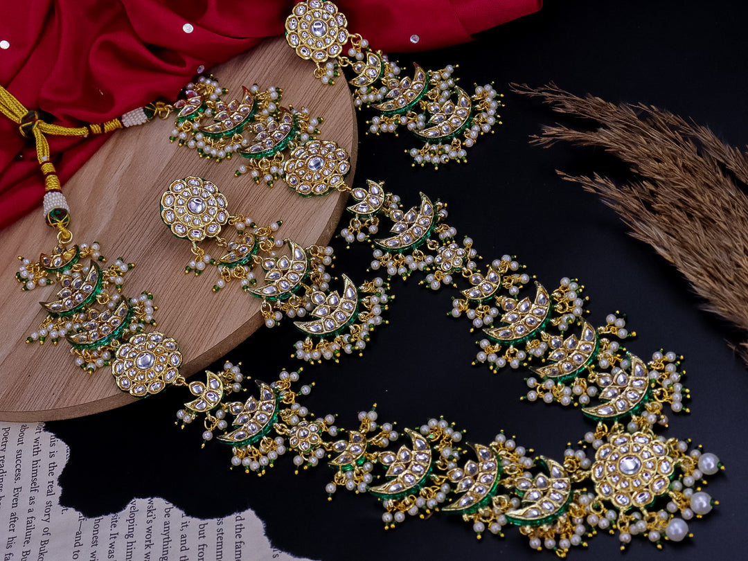 Durga Long Premium Kundan Necklace