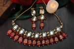 Load image into Gallery viewer, Priya Kundan Choker - RED
