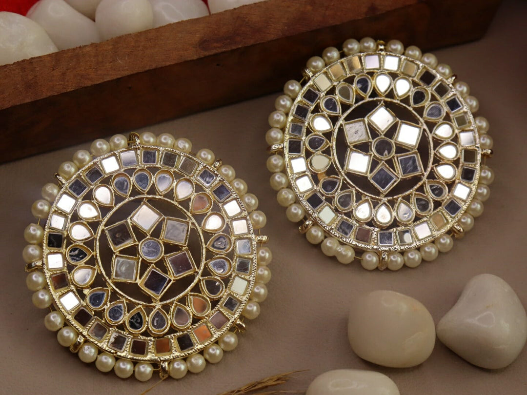 Kavya Mirror Studs