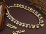 Load image into Gallery viewer, Titli Long Kundan Necklace
