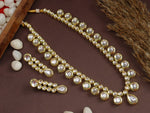 Load image into Gallery viewer, Titli Long Kundan Necklace
