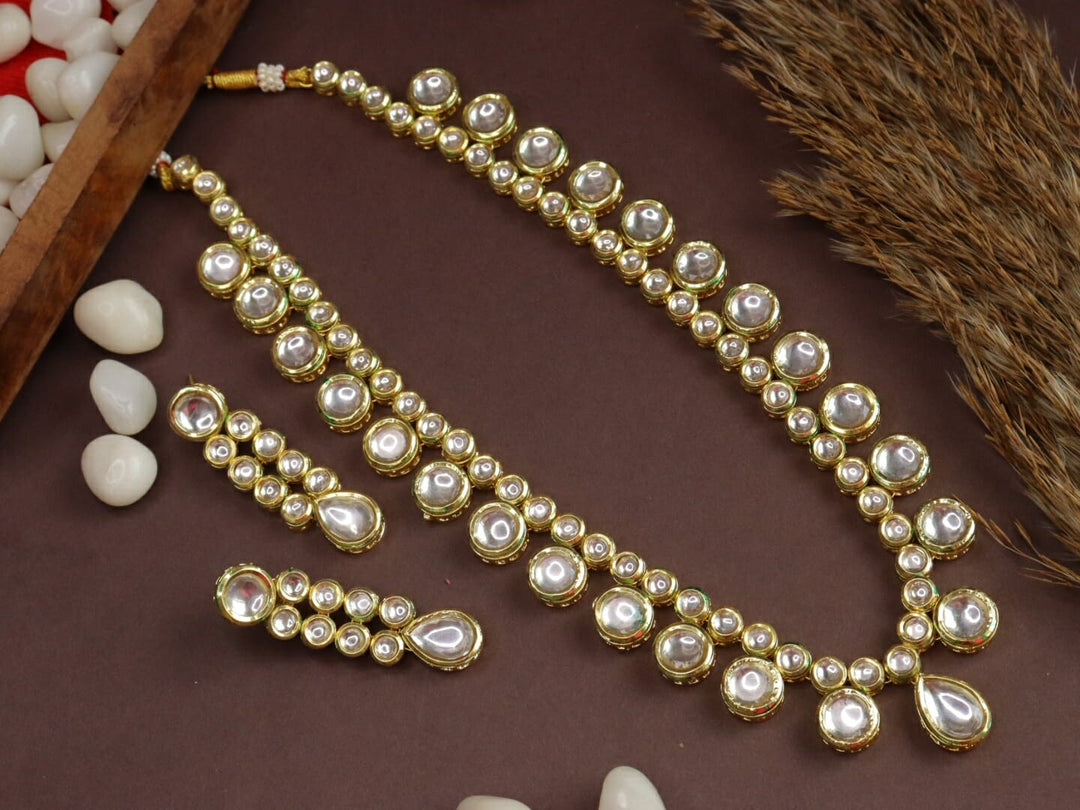 Titli Long Kundan Necklace