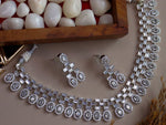Load image into Gallery viewer, Najnin AD Choker Set - Silver
