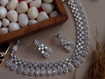 Load image into Gallery viewer, Najnin AD Choker Set - Silver
