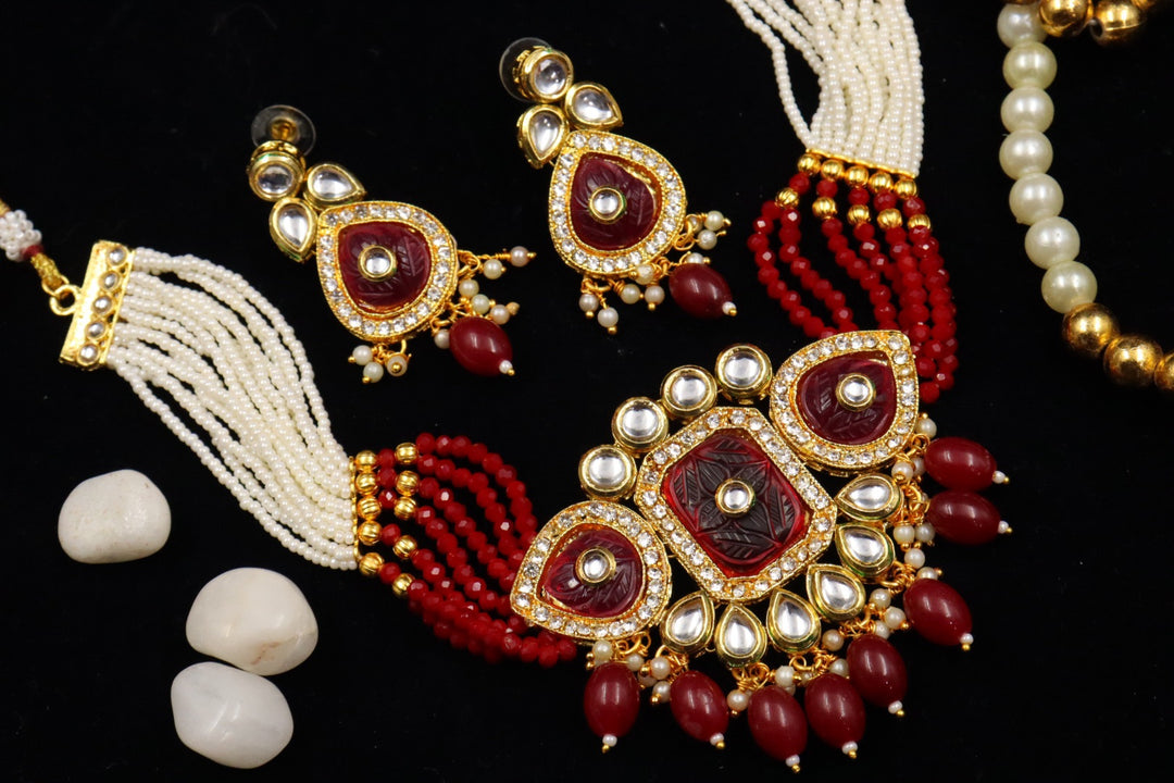 Misty Kundan Choker Set