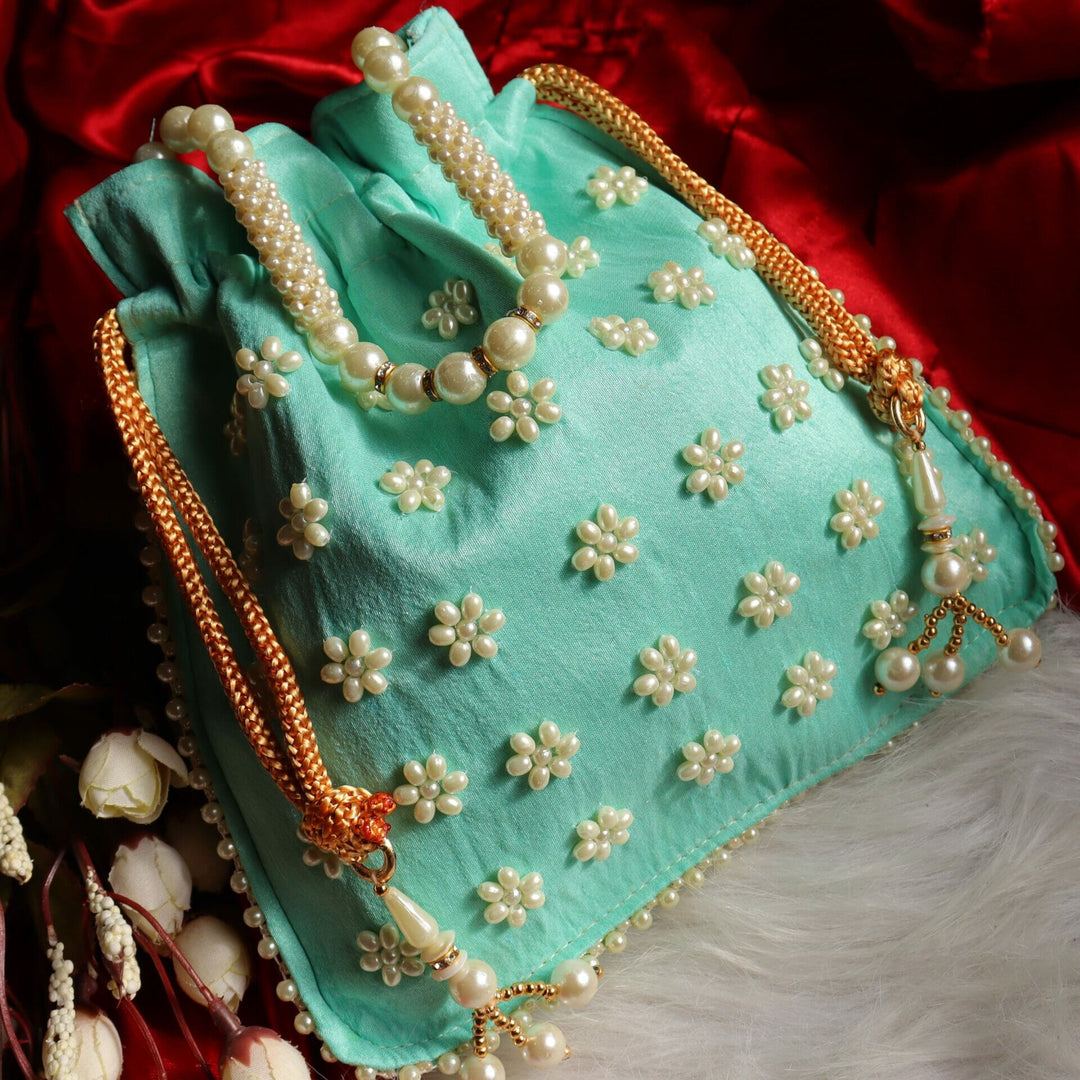 Pearl Batwa Potli Bags