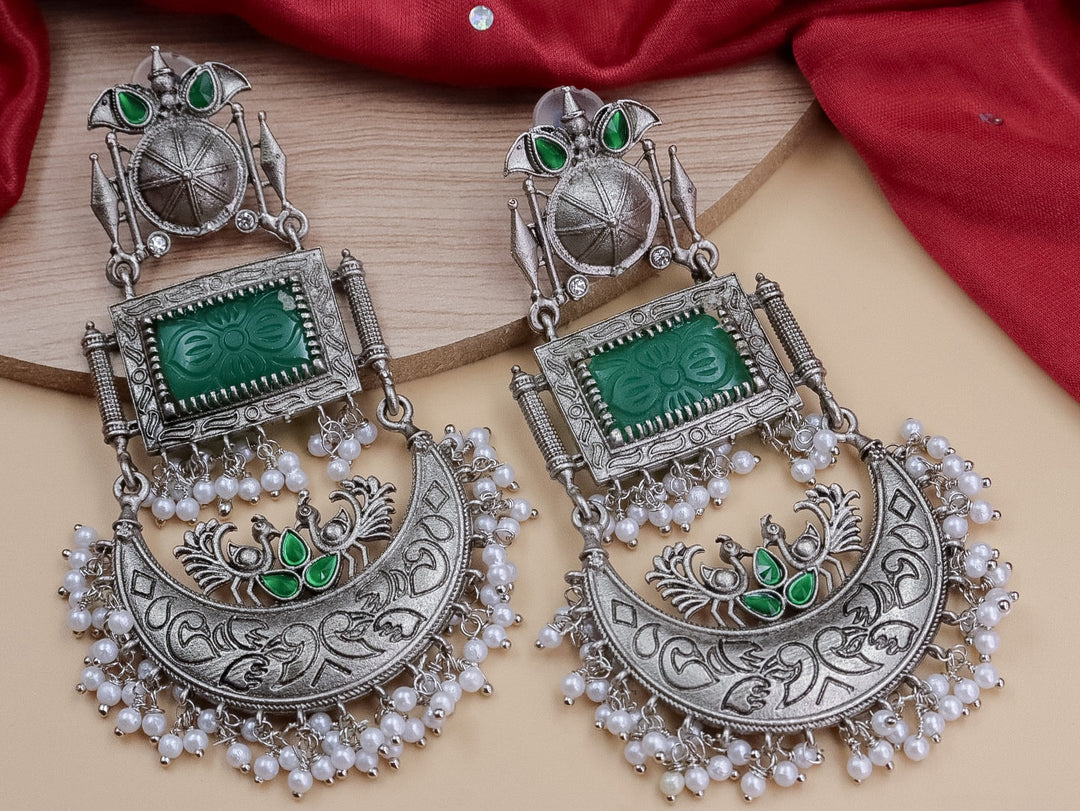 Riya Silver Chandbali