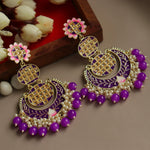 Load image into Gallery viewer, Yashika Meenakari Statement Earring
