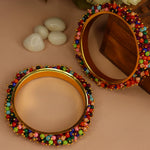 Load image into Gallery viewer, Multi Colour Bajri Bangles
