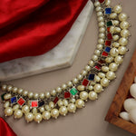 Load image into Gallery viewer, Priyanka Multi Colour Pearl Choker
