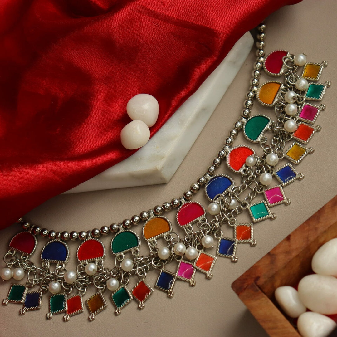 Vanshi Multi Colour Choker