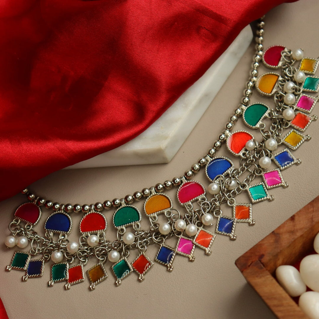 Vanshi Multi Colour Choker