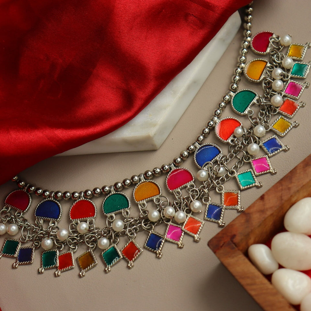 Vanshi Multi Colour Choker