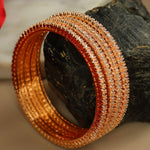 Load image into Gallery viewer, Gauri AD Bangles - Rosegold
